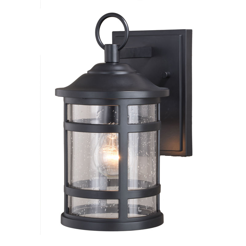 Portsmouth Black Outdoor Wall Light - 6.5"