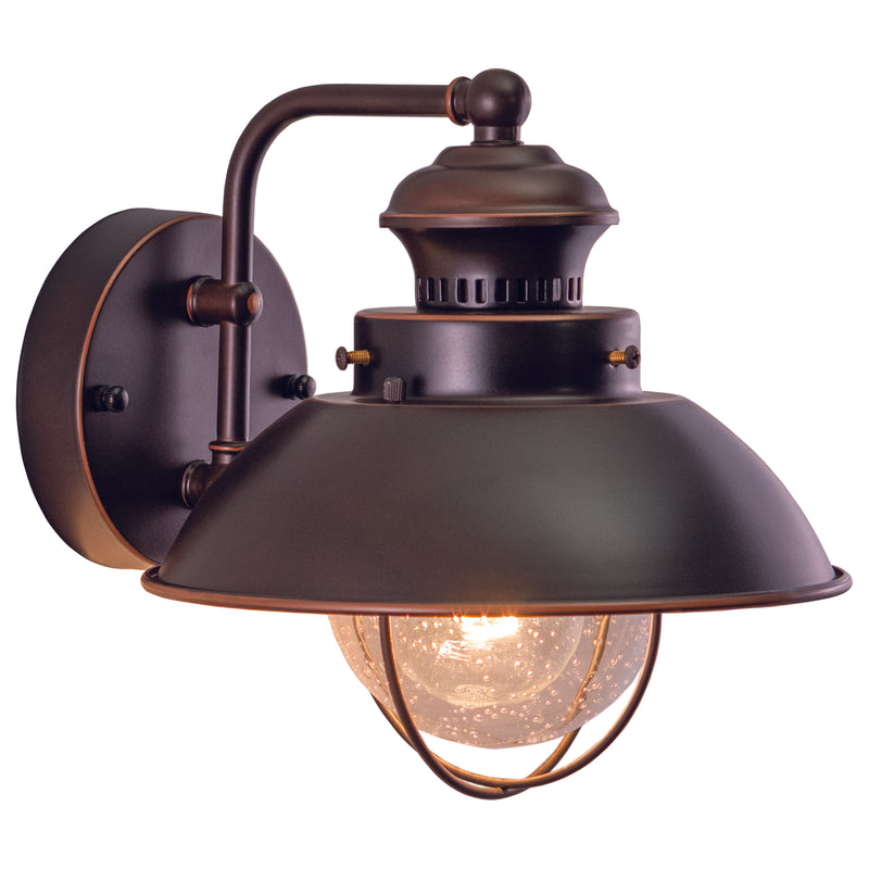 Eastham 8-Inch Outdoor Wall Light - Burnished Bronze