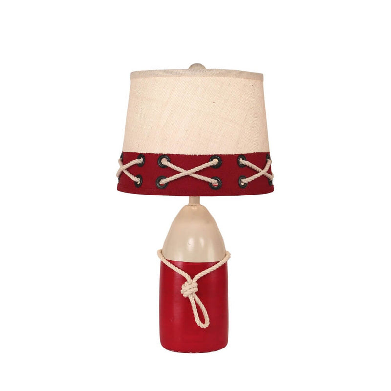 Buoy Ropes Red Table Lamp