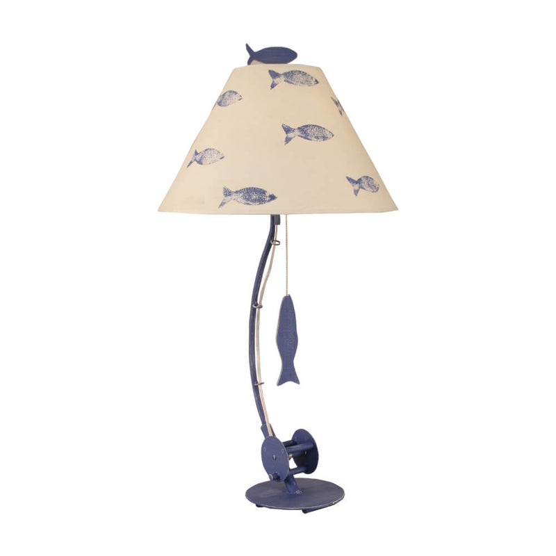 Catch of the Day Blue Table Lamp