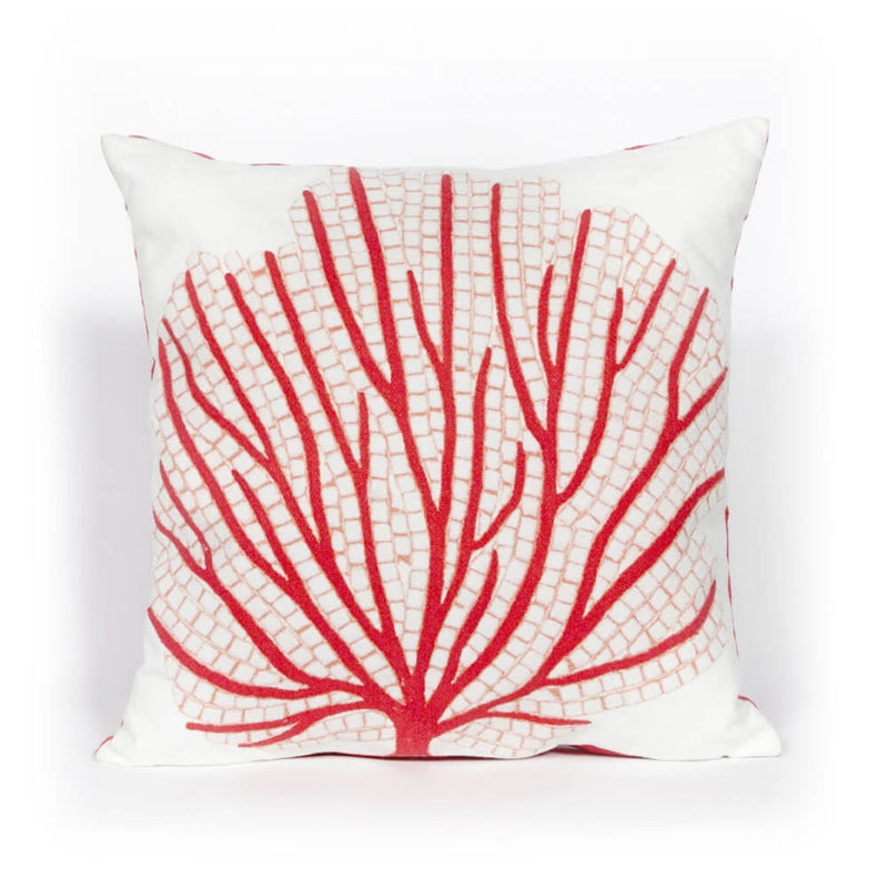Coral Fan Pillow