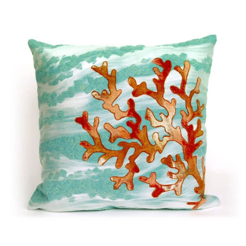 Coral Waves Pillow