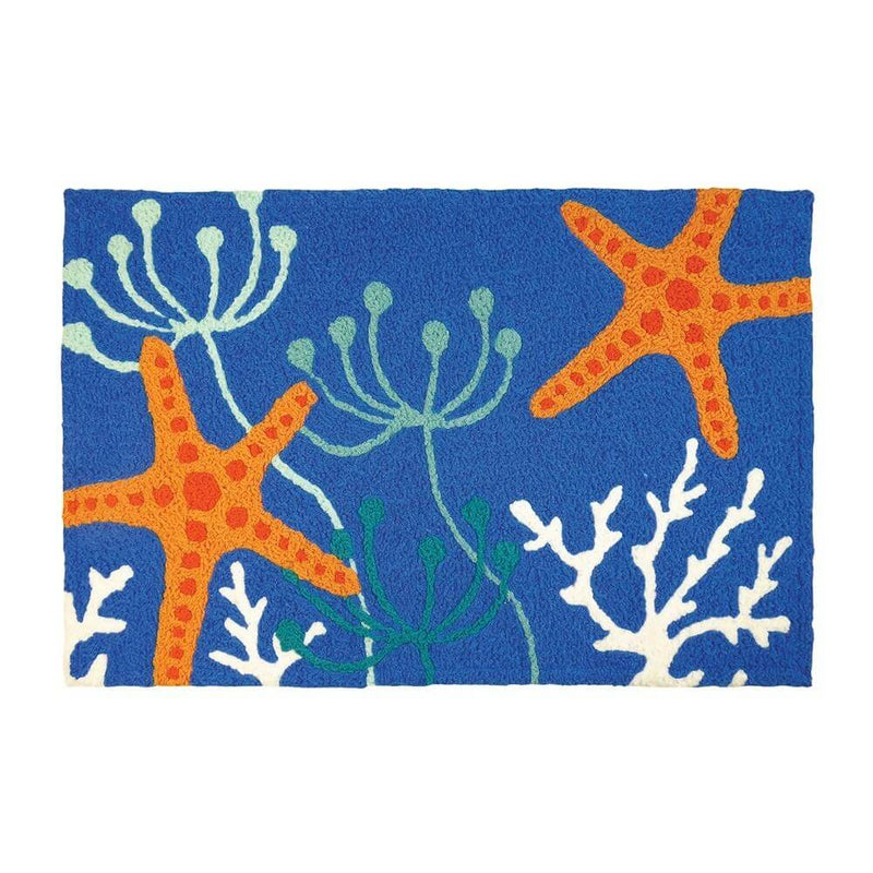 Floating Starfish Indoor/Outdoor Rug