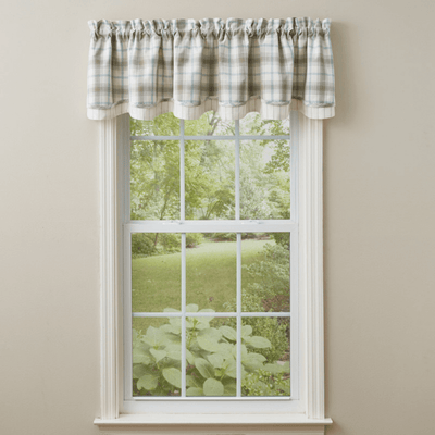 Lake Home Lined Layered Valance (7689319317736)