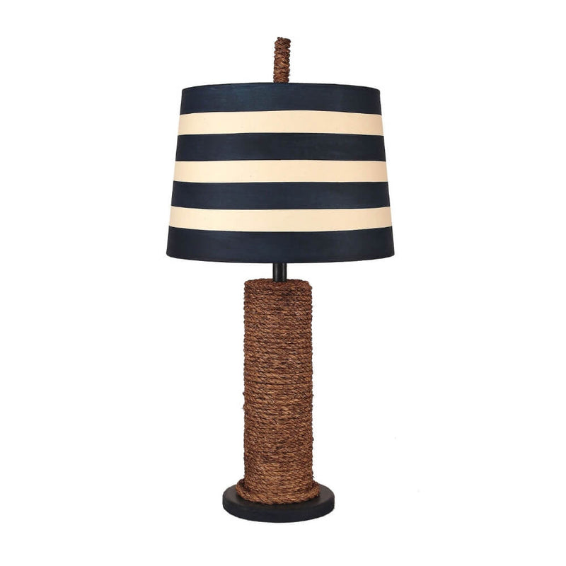 Navy Stripes Rope Table Lamp