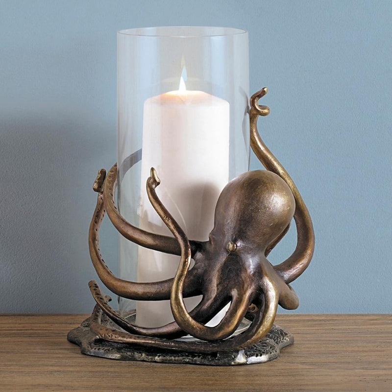 Octopus Treasure Candleholder