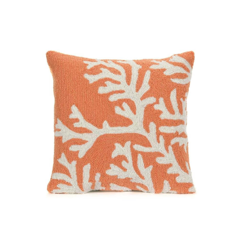 Orange Coral Pillow