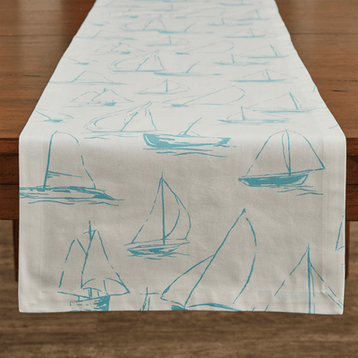 Sailboat Sketch Table Runner (7694650900712)