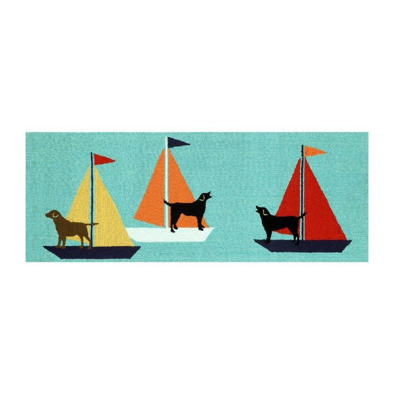 Sailing Dogs Rug