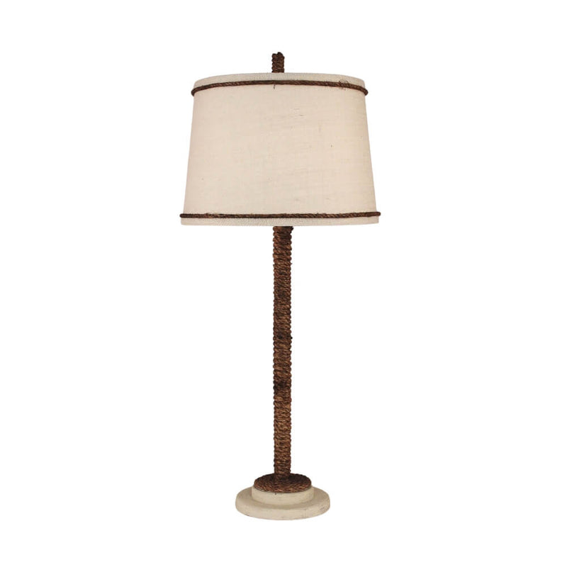 Sailor Rope Spindle Natural Table Lamp
