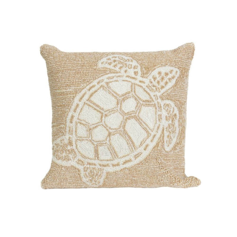 Sandy Sea Turtle Pillow