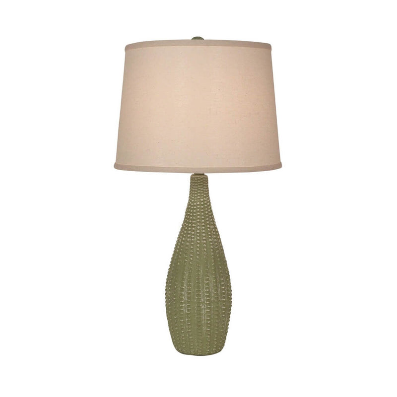 Sea Green Vase Beaded Table Lamp