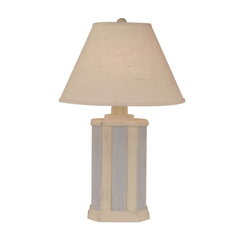 Seacliff Estate Striped Table Lamp