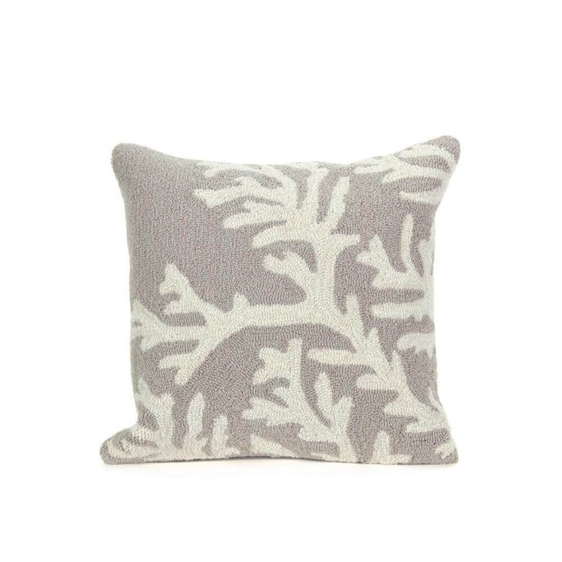 Silver Coral Pillow