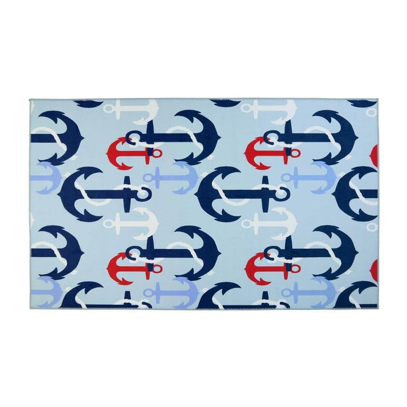 Solid Anchors Area Rug