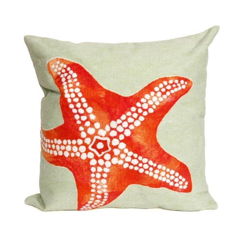 Tan Starfish Pillow