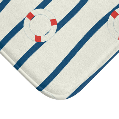 Buoy Stripe Bath Mat
