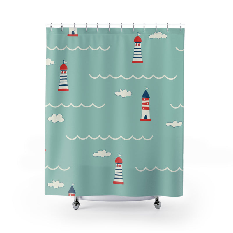 Seaside Beam Shower Curtain